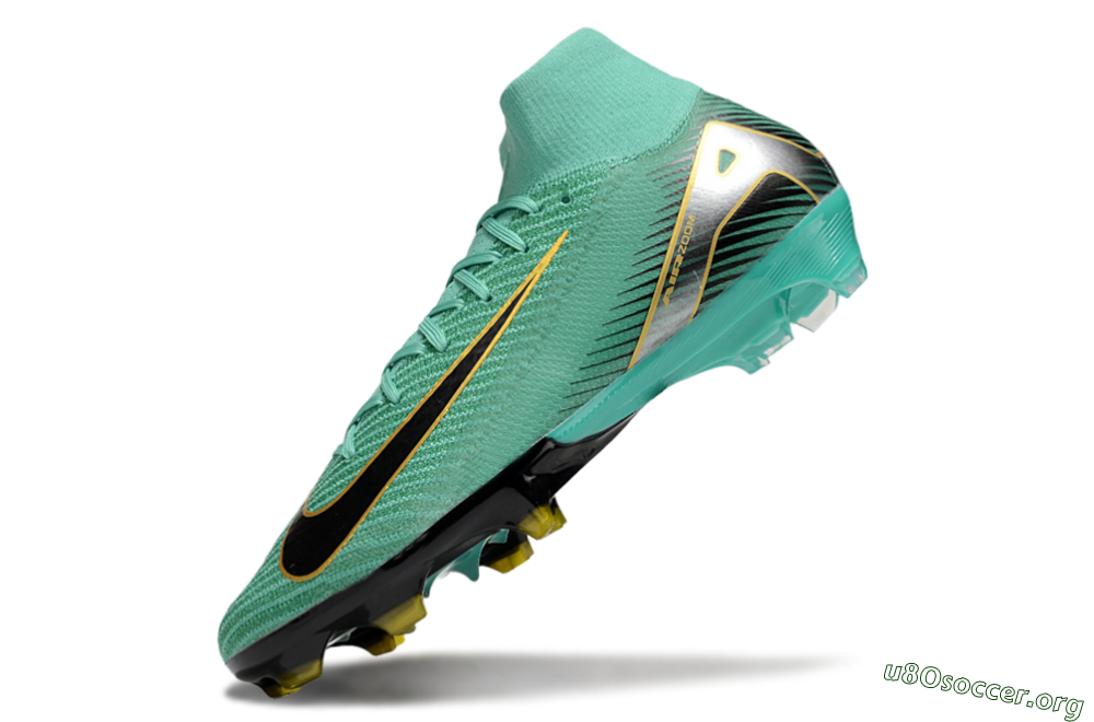 Nike Air Zoom Mercurial Superfly 10 Elite FG Football Boots - Jade/Black/Silver/Gold 5