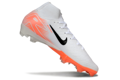 Nike Air Zoom Mercurial Superfly 10 Elite FG Football Boots - White/Black/Orange