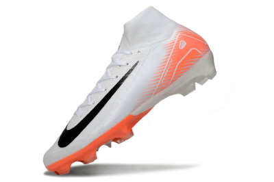 Nike Air Zoom Mercurial Superfly 10 Elite FG Football Boots - White/Black/Orange
