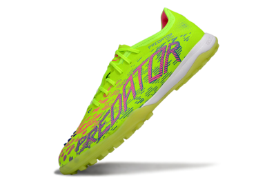 Adidas Predator 25 Elite TF Football Shoes - Yellow/Pink/White