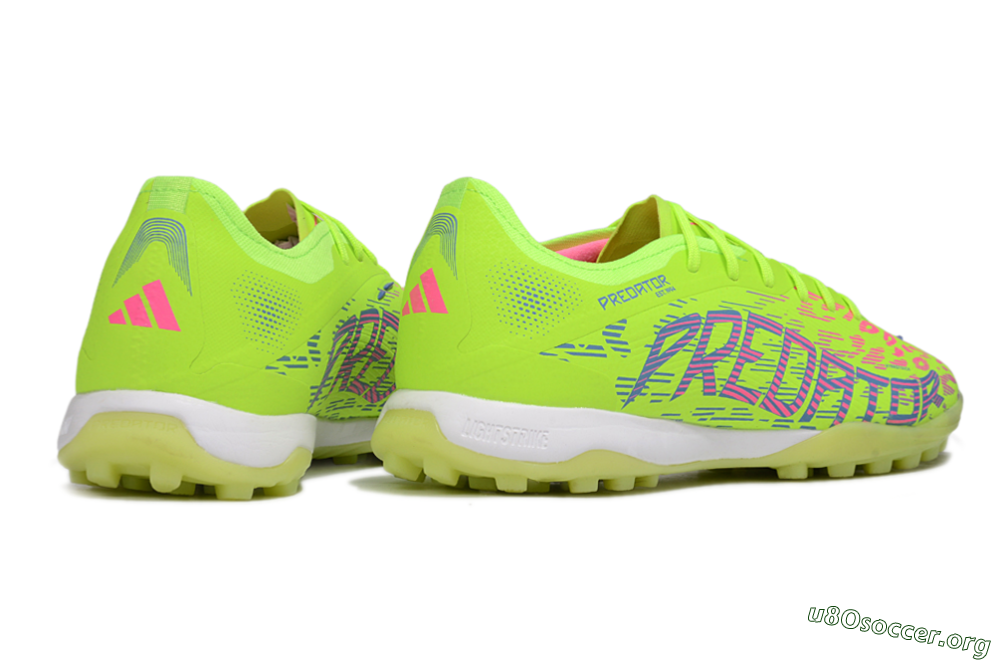 Adidas Predator 25 Elite TF Football Shoes - Yellow/Pink/White 6