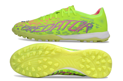 Adidas Predator 25 Elite TF Football Shoes - Yellow/Pink/White