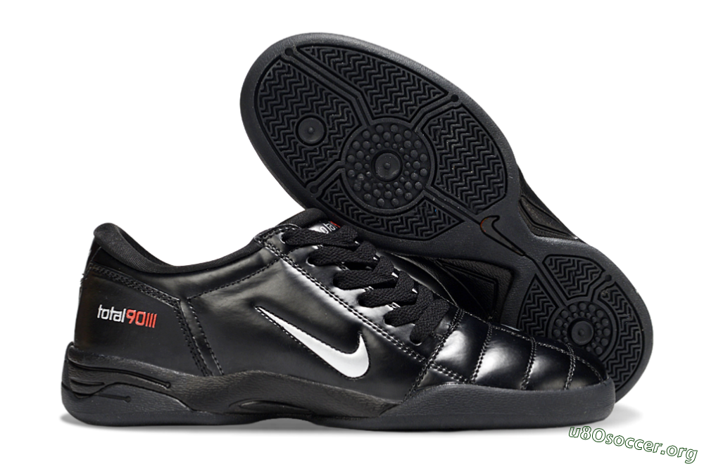 Nike Total 90 II IC Football Shoes - Black/White/Red 2