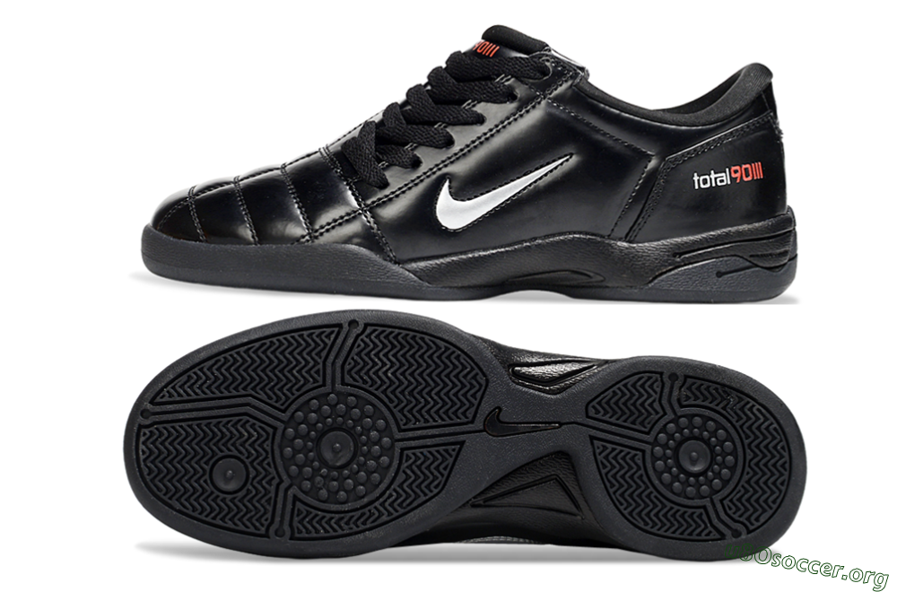 Nike Total 90 II IC Football Shoes - Black/White/Red 1