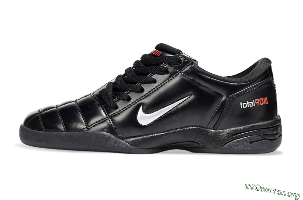 Nike Total 90 II IC Football Shoes - Black/White/Red 3
