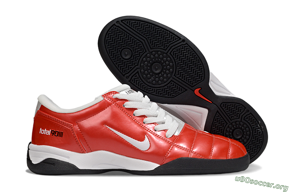 Nike Total 90 II IC Football Shoes - Red/White/Black 2