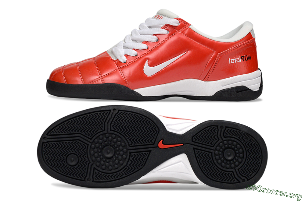 Nike Total 90 II IC Football Shoes - Red/White/Black 1