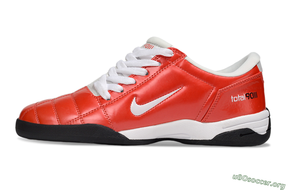 Nike Total 90 II IC Football Shoes - Red/White/Black 3