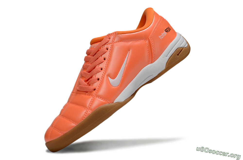 Nike Total 90 II IC Football Shoes - Orange/White/Brown 5