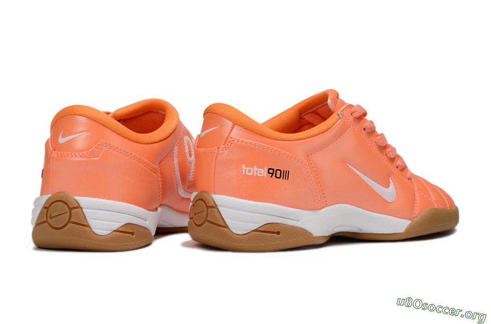 Nike Total 90 II IC Football Shoes - Orange/White/Brown 6