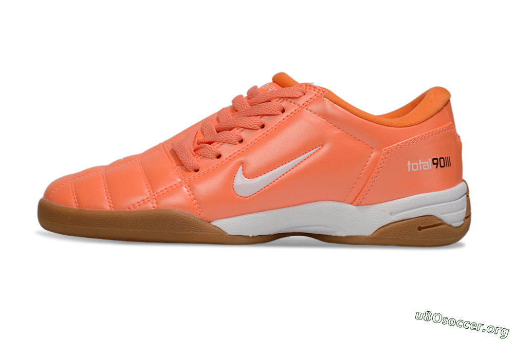 Nike Total 90 II IC Football Shoes - Orange/White/Brown 3