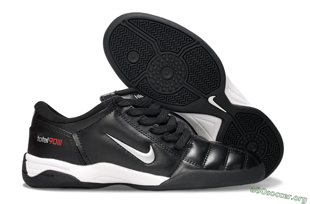 Nike Total 90 II IC Football Shoes - Black/White 2
