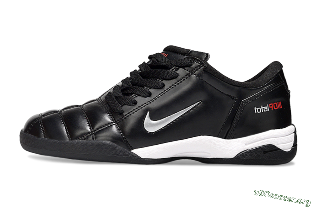 Nike Total 90 II IC Football Shoes - Black/White 3
