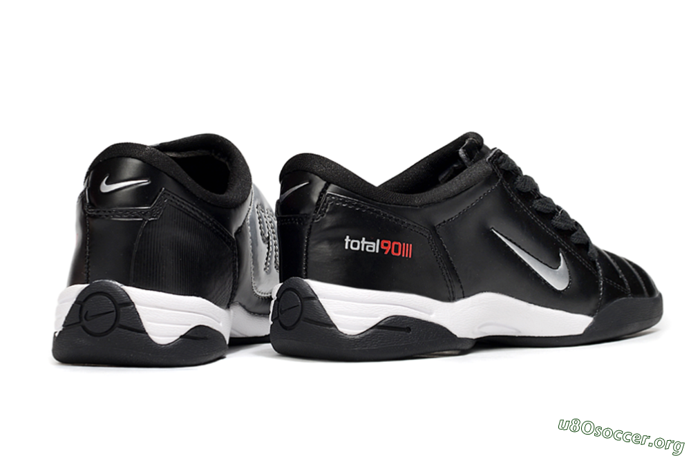 Nike Total 90 II IC Football Shoes - Black/White 6
