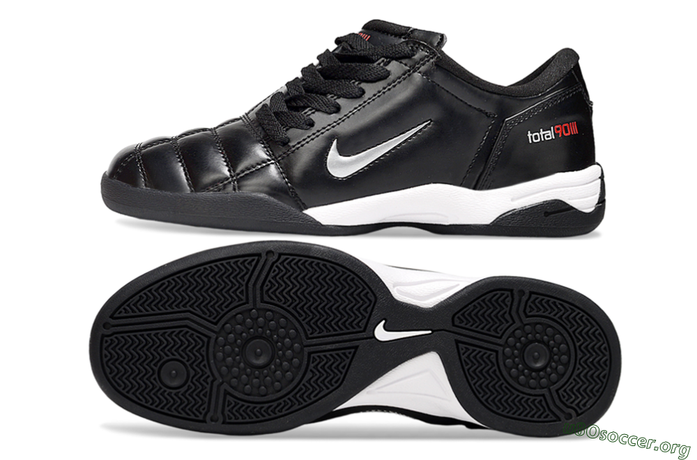 Nike Total 90 II IC Football Shoes - Black/White 1