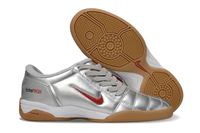 Nike Total 90 II IC Football Shoes - Silver/Red/White