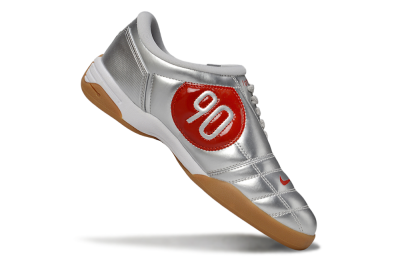 Nike Total 90 II IC Football Shoes - Silver/Red/White