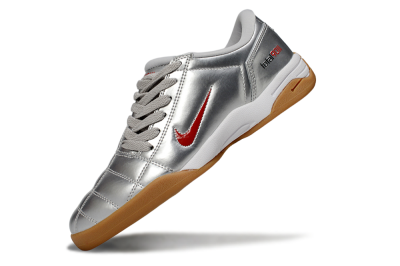 Nike Total 90 II IC Football Shoes - Silver/Red/White