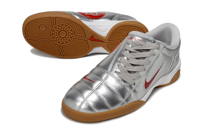 Nike Total 90 II IC Football Shoes - Silver/Red/White
