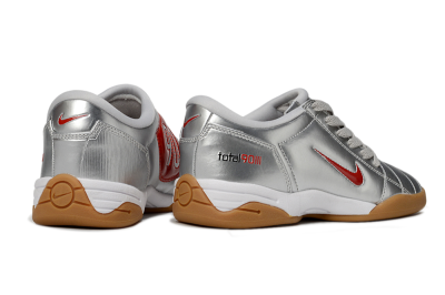 Nike Total 90 II IC Football Shoes - Silver/Red/White