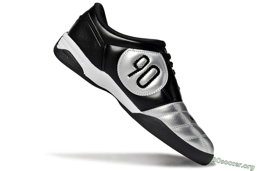 Nike Total 90 II IC Football Shoes - Silver/Black/White 4