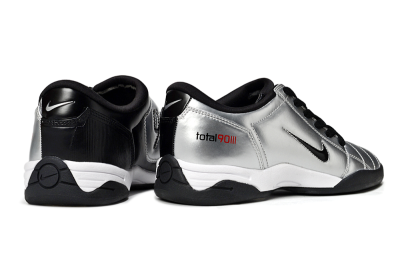 Nike Total 90 II IC Football Shoes - Silver/Black/White