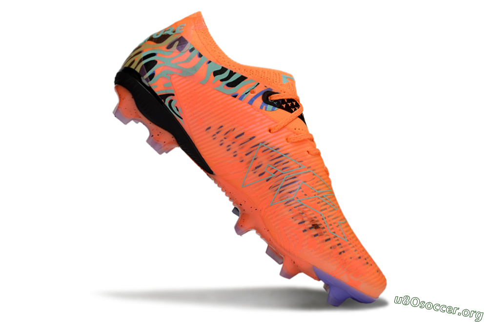 Puma Future 8 Ultimate FG Football Boots - Orange/Blue/Black 4