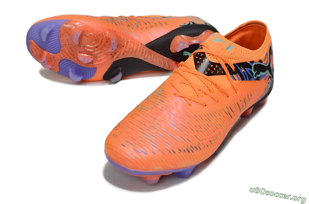Puma Future 8 Ultimate FG Football Boots - Orange/Blue/Black 0