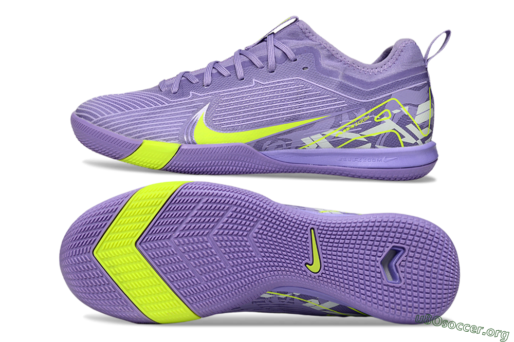 Nike Air Zoom Mercurial Vapor 16 Pro IC Football Shoes - Purple/Yellow/White 1