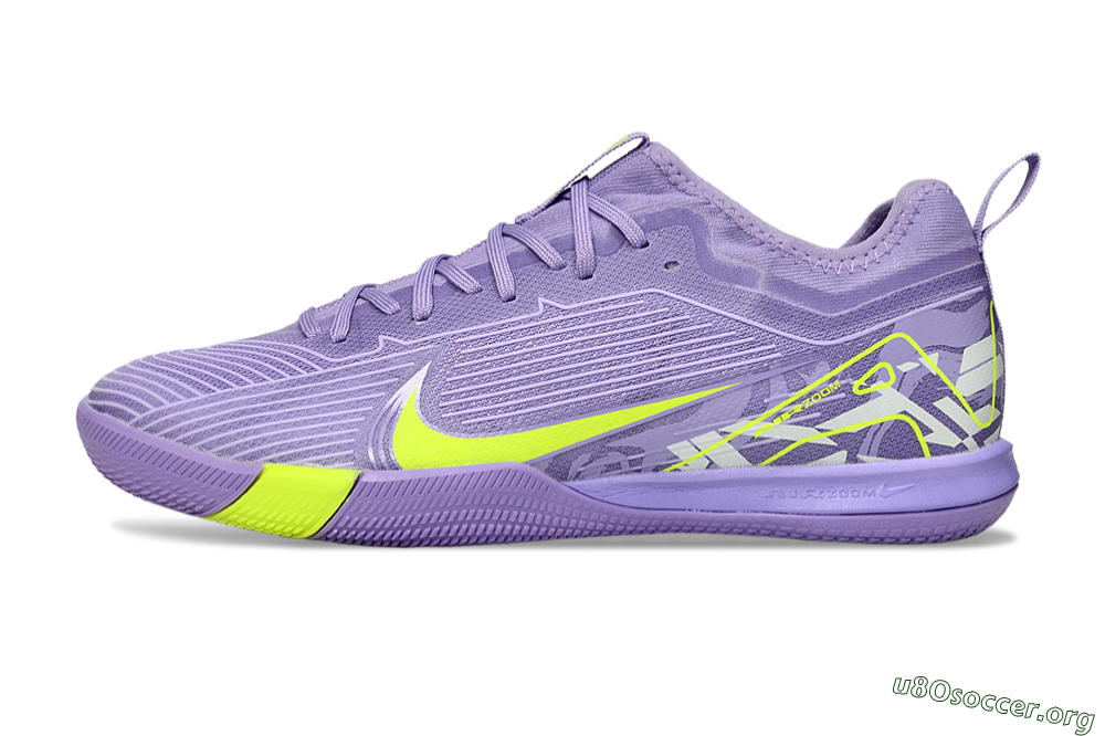Nike Air Zoom Mercurial Vapor 16 Pro IC Football Shoes - Purple/Yellow/White 3
