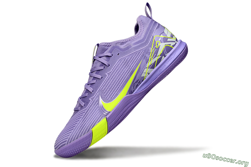 Nike Air Zoom Mercurial Vapor 16 Pro IC Football Shoes - Purple/Yellow/White 5