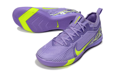 Nike Air Zoom Mercurial Vapor 16 Pro IC Football Shoes - Purple/Yellow/White
