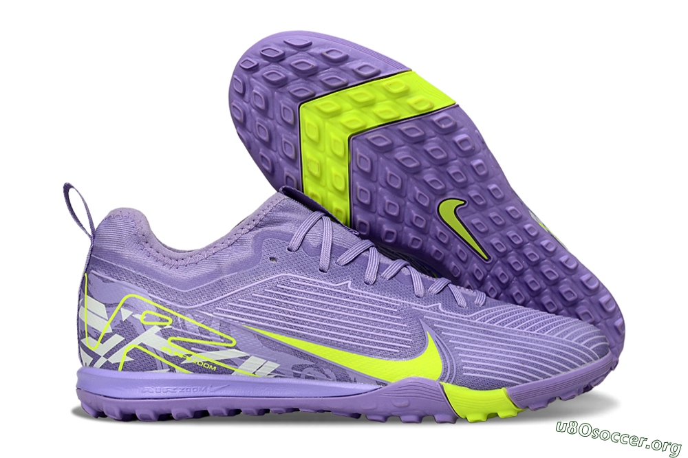 Nike Air Zoom Mercurial Vapor 16 Pro TF Football Shoes - Purple/Yellow/White 2