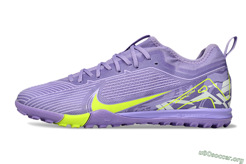 Nike Air Zoom Mercurial Vapor 16 Pro TF Football Shoes - Purple/Yellow/White 3