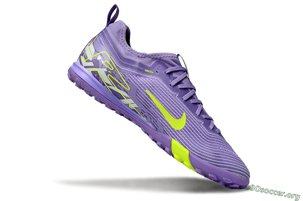 Nike Air Zoom Mercurial Vapor 16 Pro TF Football Shoes - Purple/Yellow/White 4