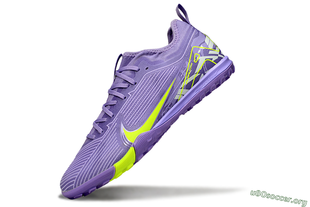 Nike Air Zoom Mercurial Vapor 16 Pro TF Football Shoes - Purple/Yellow/White 5