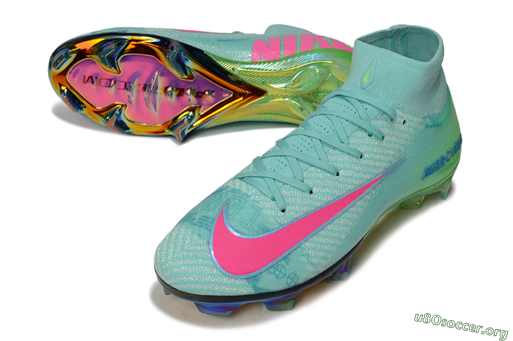 Nike Air Zoom Mercurial Superfly 10 Elite FG Football Boots - Jade/Pink/Gold 0