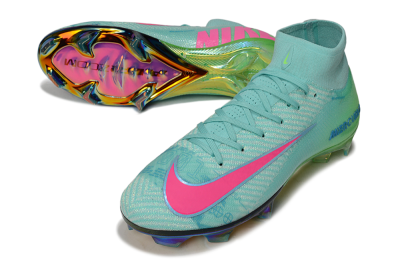 Nike Air Zoom Mercurial Superfly 10 Elite FG Football Boots - Jade/Pink/Gold