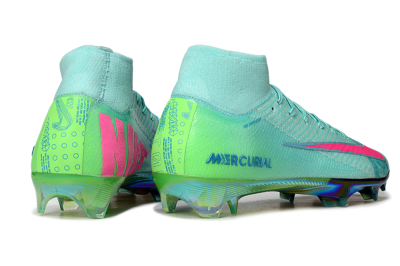 Nike Air Zoom Mercurial Superfly 10 Elite FG Football Boots - Jade/Pink/Gold