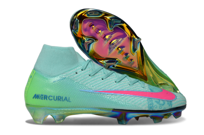 Nike Air Zoom Mercurial Superfly 10 Elite FG Football Boots - Jade/Pink/Gold