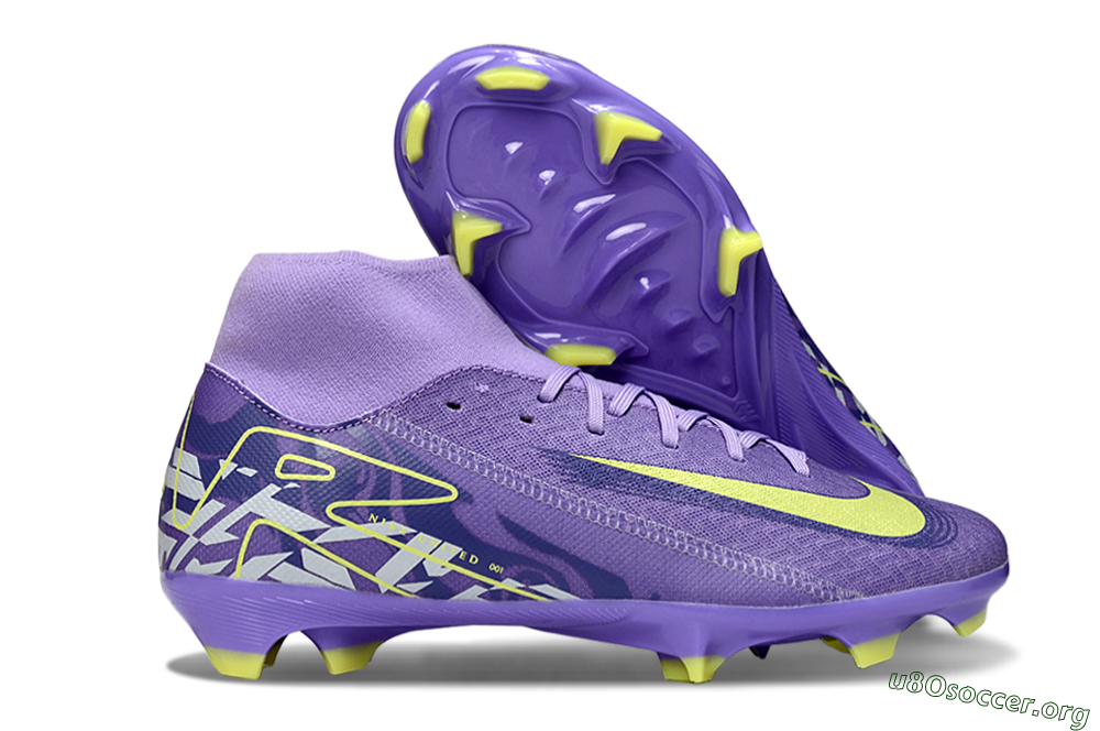 Nike Air Zoom Mercurial Superfly 10 Academy FG Football Boots - Purple/Yellow/White 2