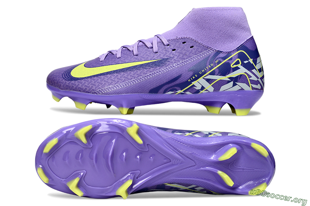 Nike Air Zoom Mercurial Superfly 10 Academy FG Football Boots - Purple/Yellow/White 1