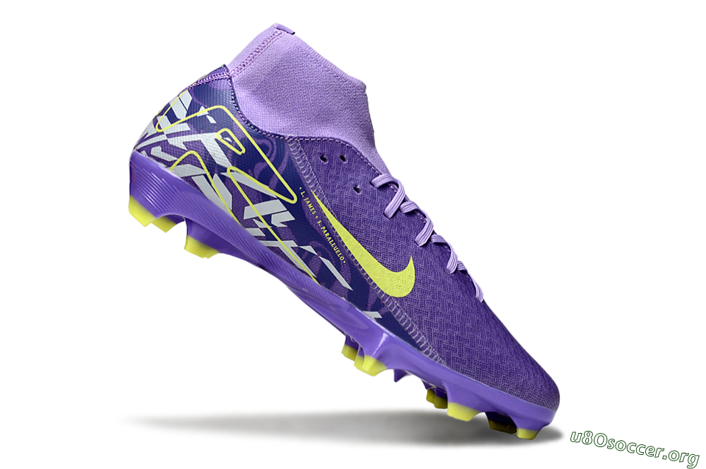 Nike Air Zoom Mercurial Superfly 10 Academy FG Football Boots - Purple/Yellow/White 4
