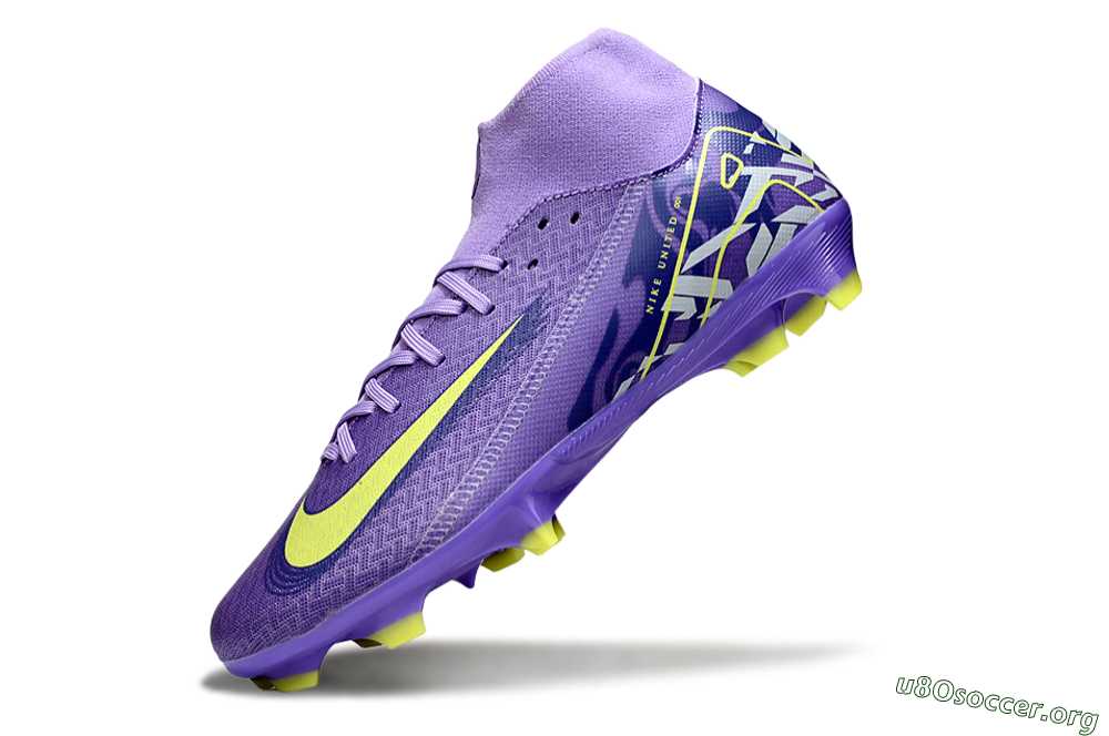 Nike Air Zoom Mercurial Superfly 10 Academy FG Football Boots - Purple/Yellow/White 5