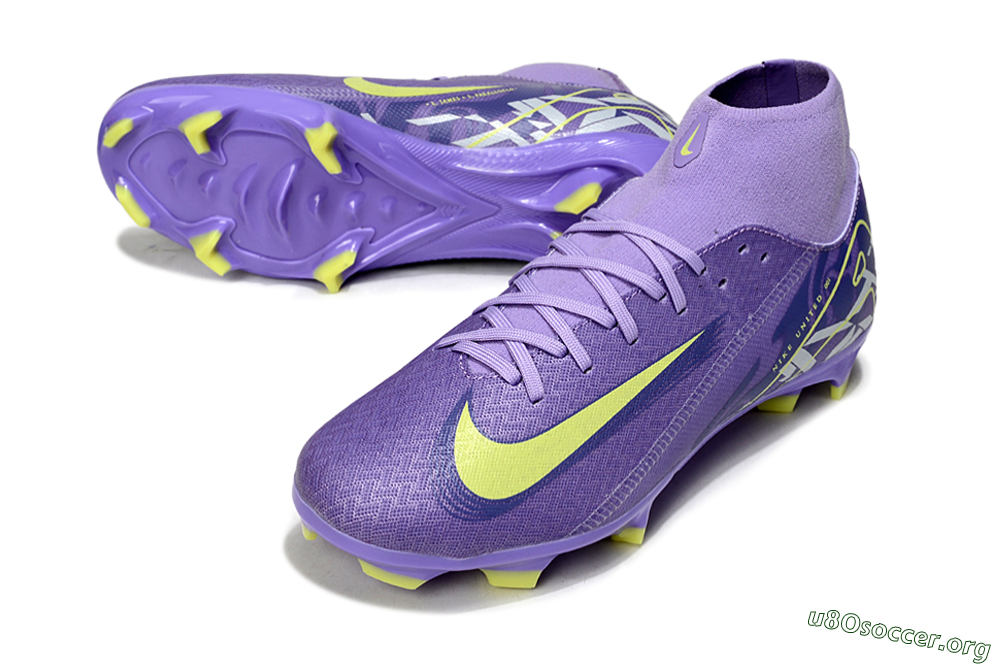 Nike Air Zoom Mercurial Superfly 10 Academy FG Football Boots - Purple/Yellow/White 0