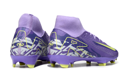 Nike Air Zoom Mercurial Superfly 10 Academy FG Football Boots - Purple/Yellow/White