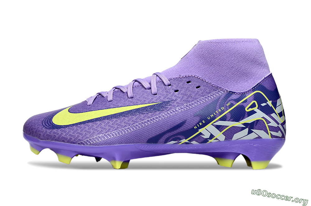 Nike Air Zoom Mercurial Superfly 10 Academy FG Football Boots - Purple/Yellow/White 3