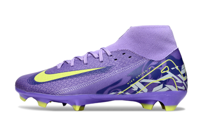 Nike Air Zoom Mercurial Superfly 10 Academy FG Football Boots - Purple/Yellow/White