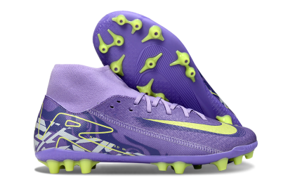 Nike Air Zoom Mercurial Superfly 10 Academy AG Football Boots - Purple/Yellow/White