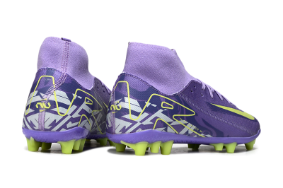 Nike Air Zoom Mercurial Superfly 10 Academy AG Football Boots - Purple/Yellow/White